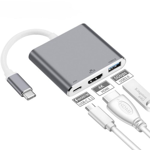 Type C to USB+HDMI+Type C Adaptor